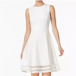 Calvin Klein White Dress- Size 10
